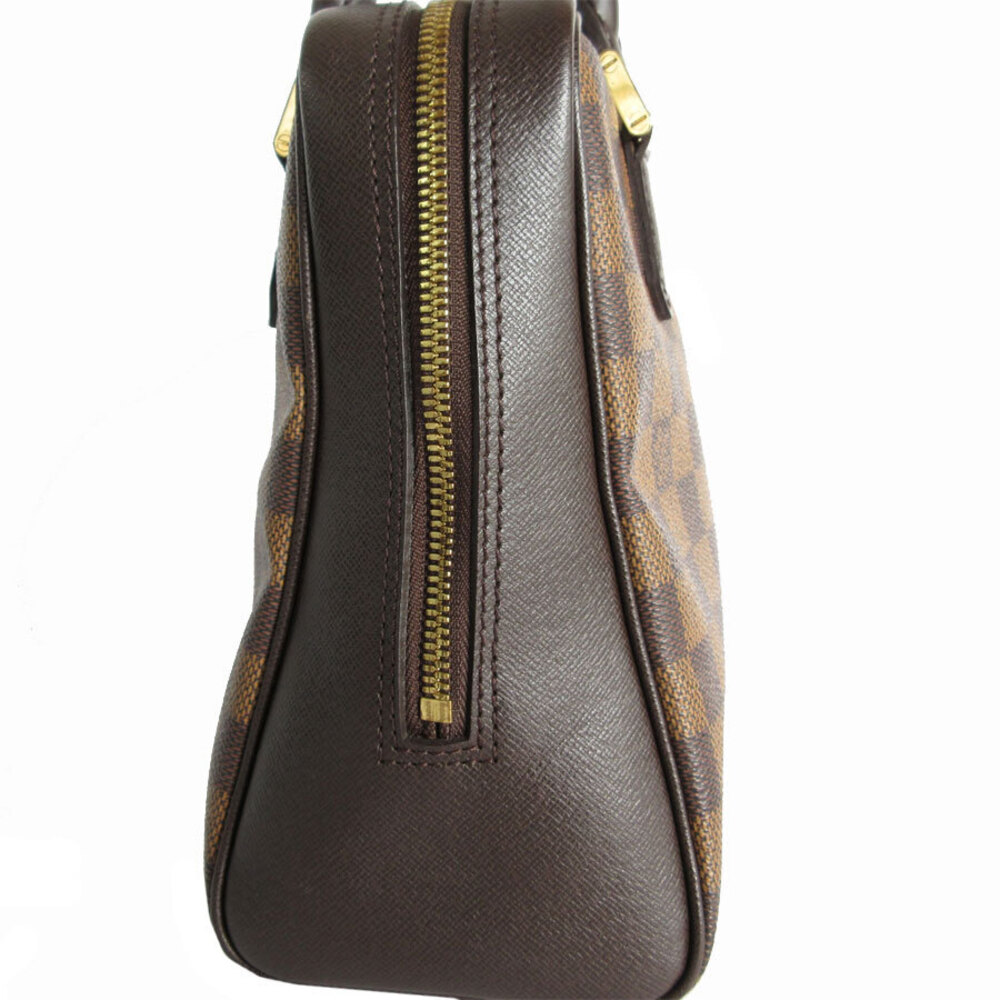 Louis Vuitton canvas handbag Brera Damier brown